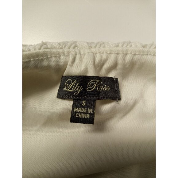 Lily Rose Blue White Junior's Maxi Dress Size Small - Picture 5 of 7